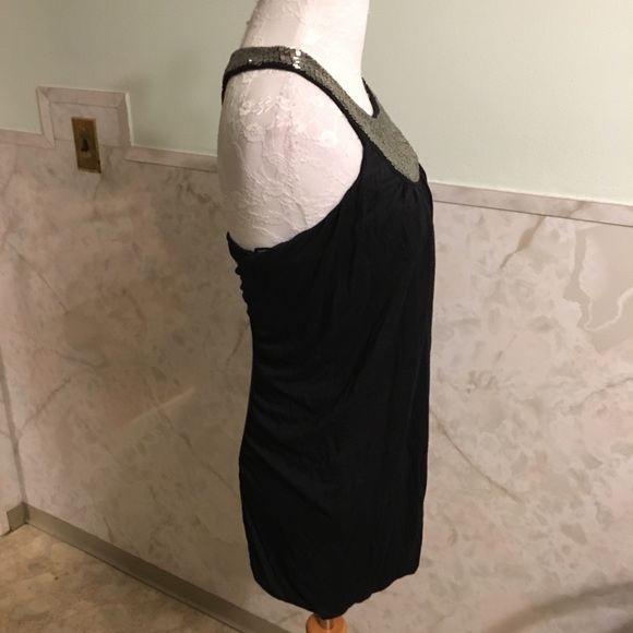 Guess Beaded Collared Bubble Tunic Top S ❤️ - Picture 3 of 5